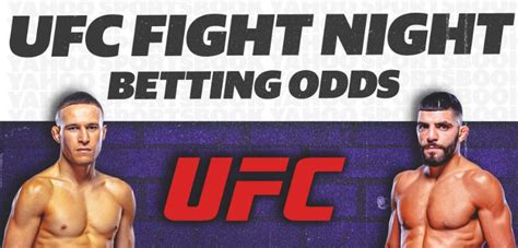 Understanding UFC Betting Odds .